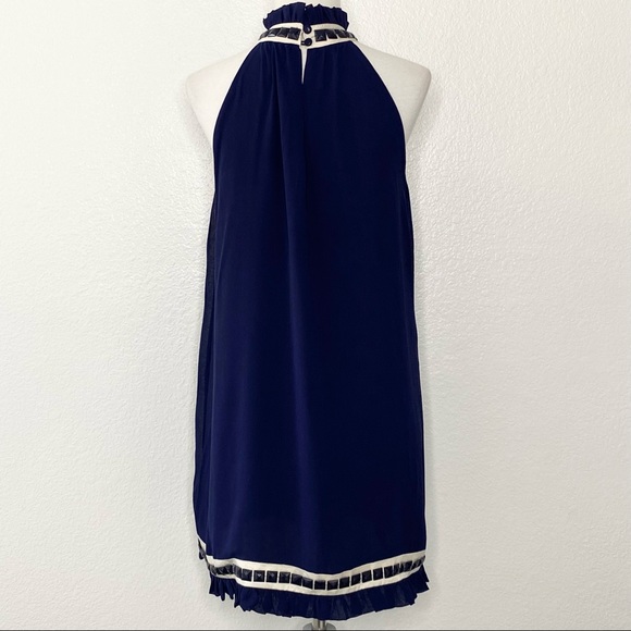 FOREVER 21 Navy Blue Flowy Dress - Picture 2 of 5